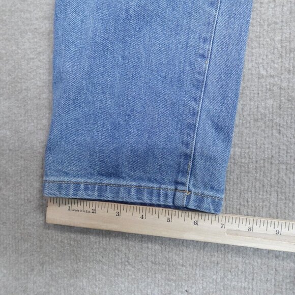 Buck Mason Jeans 34 x 32 Blue Straight Button Fly - Picture 4 of 11